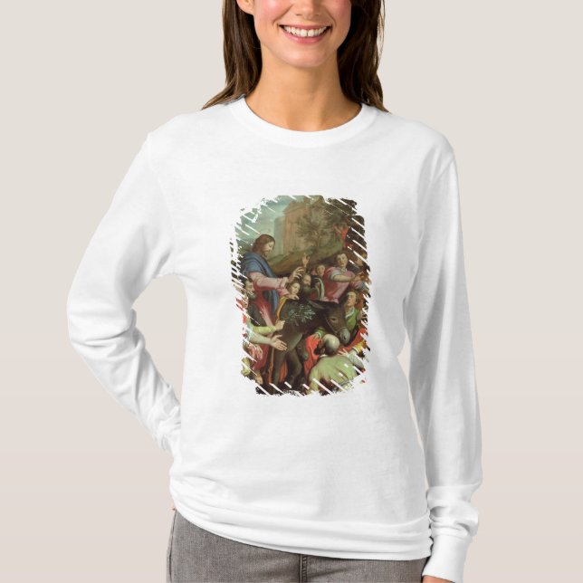 Tillträdeet av Kristus in i Jerusalem Tee (Framsida)