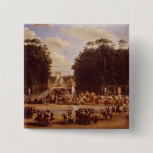 Tillträdeet av Napoleon och Marie-Louise Knapp (Framsida)