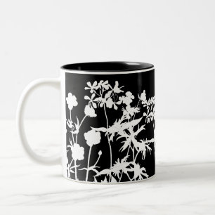 Tilltrasslad vildblommamugg Två-Tonad mugg
