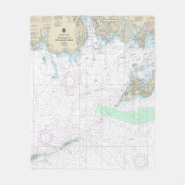 Tillvägagångssätt vid New London Harbour Nautical Fleecefilt