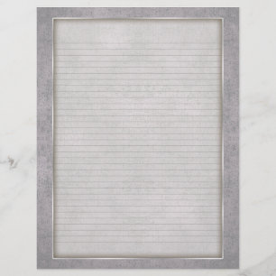 Tillval: Linjer Letterhead med Åldras Ram