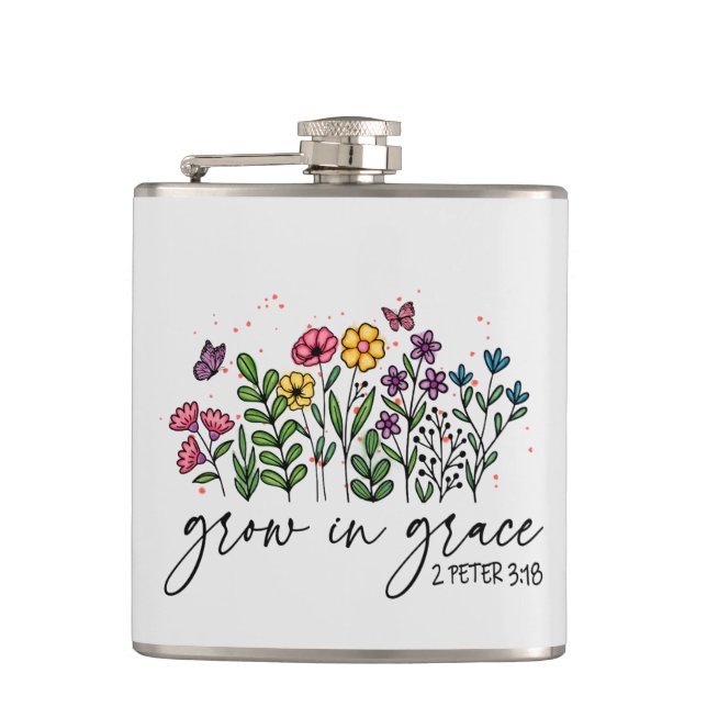 Tillväxt i Grace - Vibrant Blommigt - inspiration Fickplunta (Framsidan)