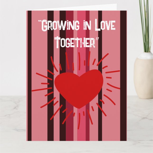 Tillväxt i Kärlek tillsammans Kort (Framsida)