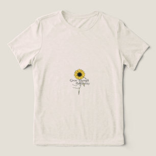 "Tillväxt i positiv riktning - blomma i varje kvin T Shirt
