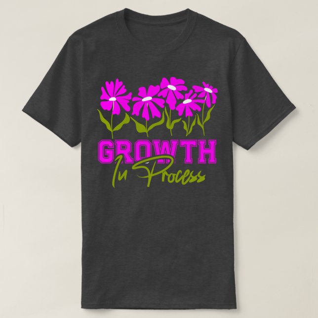 Tillväxt i processaa t shirt (Design framsida)