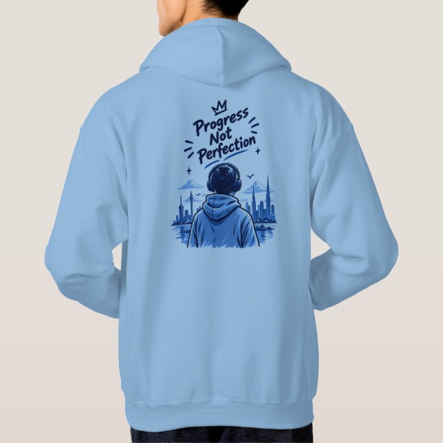 Tillväxt Tar Tid Hoodie (Baksida)