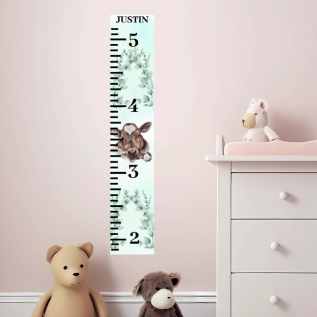 Tillväxtdiagram för baby av vattenfärg Eucalyptus Poster (Skapare uppladdad)
