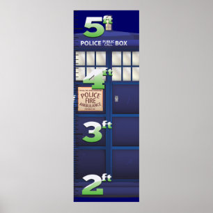 Tillväxtdiagram för brittisk polisbox. poster