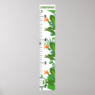 Tillväxtdiagram för Cute Boy-rum Poster