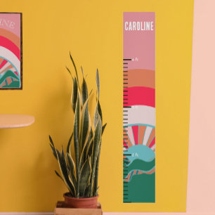 Tillväxtdiagram för färgade bergsområden med Sol L Poster