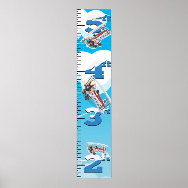 Tillväxtdiagram för Flygplan Poster (Framsidan)