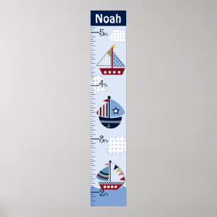 Tillväxtdiagram för personlig Segelbåt/Nautisk sjö Poster