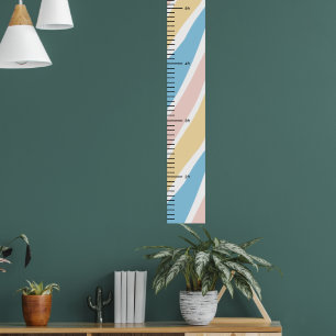 Tillväxtdiagram för regnbåge Färg Cute Pojke Poster