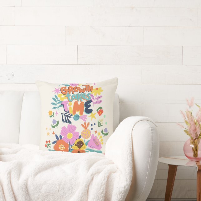 Tillväxten tar tid - den inspirerande Blommigten M Kudde (Soffa)