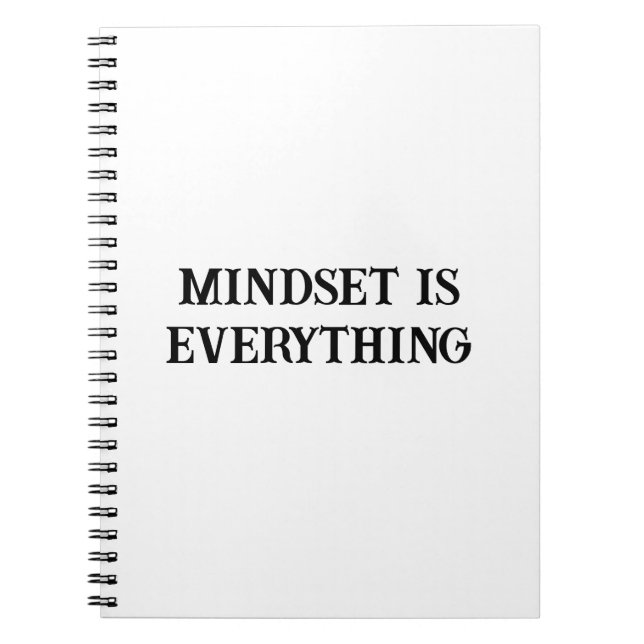 Tillväxtsminde Motivational Women's Notebook Anteckningsbok (Framsidan)