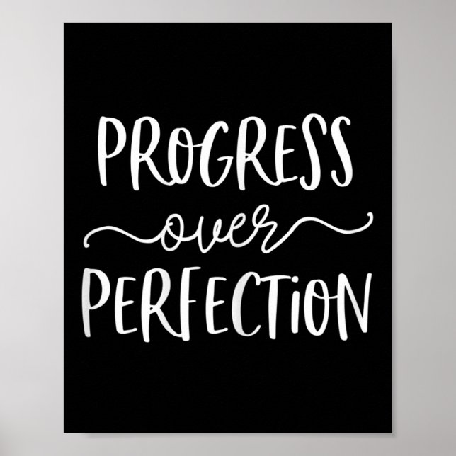 Tillväxtsmindet Tröja för lärare:s framsteg över P Poster (Framsidan)