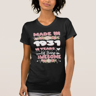 Tillverkad 1931 92 år av Vara Fantastisk T Shirt