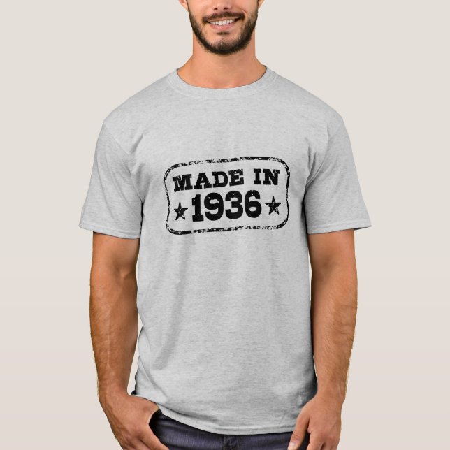 Tillverkad 1936 t-shirt (Framsida)