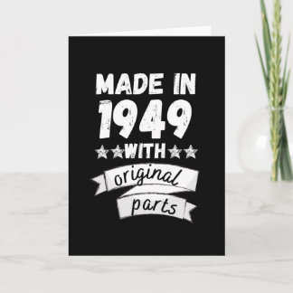 tillverkad 1949 med originaldelar, kort