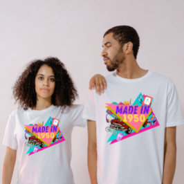Tillverkad 1950 Birthday Milestone T-Shirt