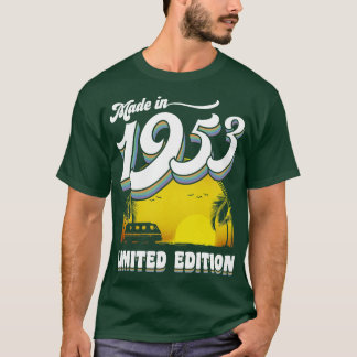 Tillverkad 1953 70:e födelsedagsgåva 70 år gammal  t shirt