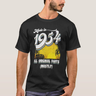 Tillverkad 1954 alla originaldelar 70:e födelsedag t shirt