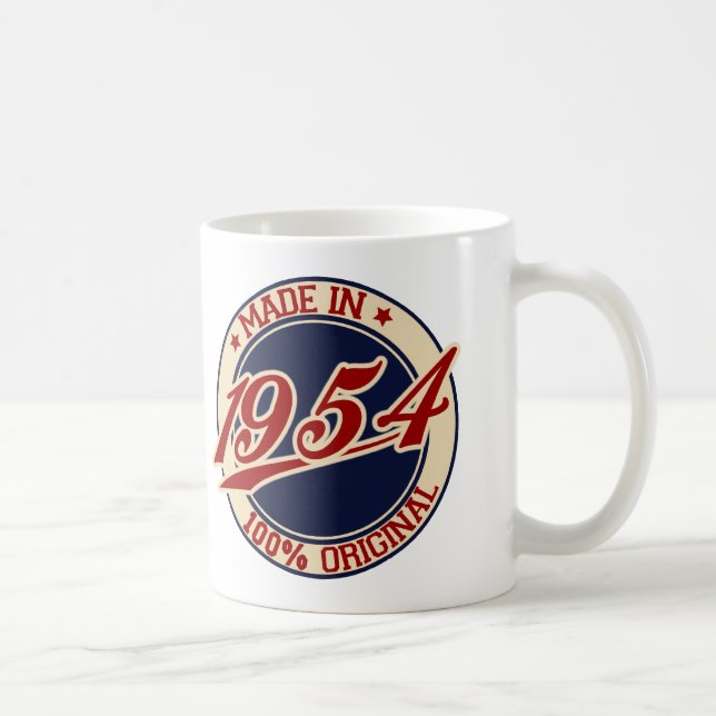 Tillverkad 1954 kaffemugg (Höger)