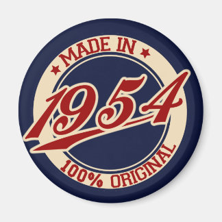 Tillverkad 1954 magnet