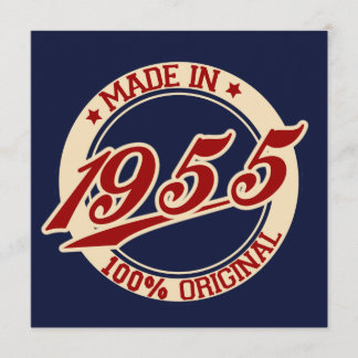 Tillverkad 1955 kort