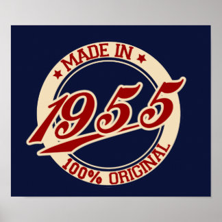 Tillverkad 1955 poster