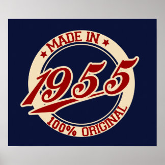 Tillverkad 1955 poster