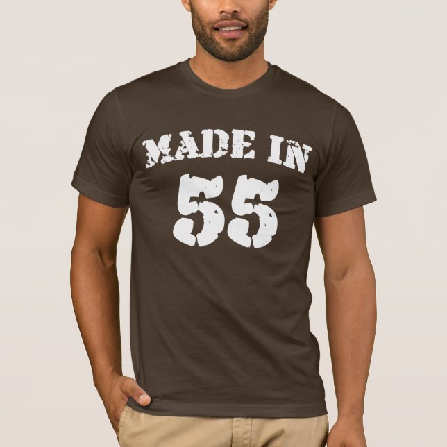 Tillverkad 1955 Shirt Tee Shirt (Framsida)