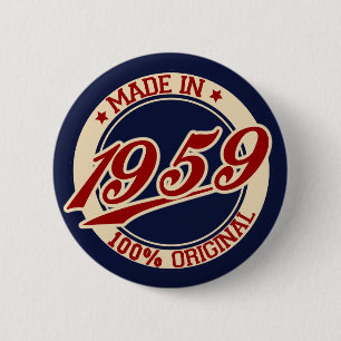 Tillverkad 1959 knapp