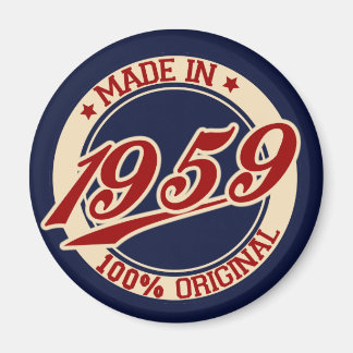 Tillverkad 1959 magnet