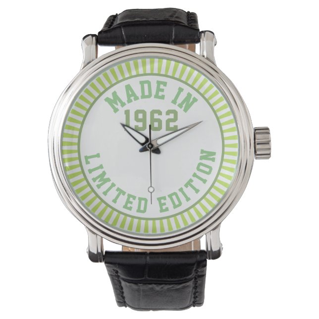 Tillverkad 1962 armbandsur (Framsida)