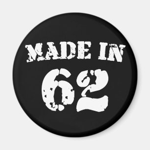 Tillverkad 1962 magnet