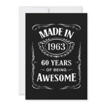 Tillverkad 1963 60 år av att vara fantastisk 2023 