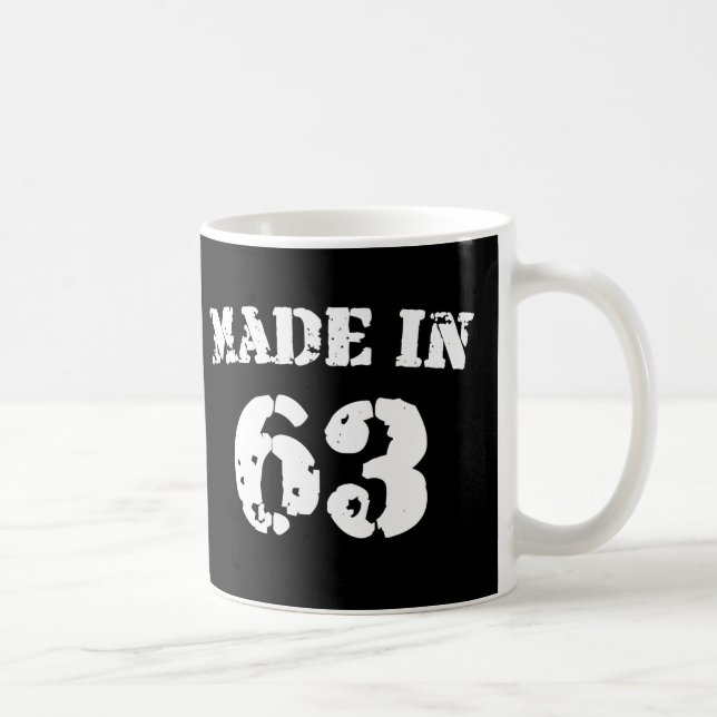 Tillverkad 1963 kaffemugg (Höger)