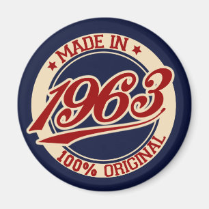Tillverkad 1963 magnet