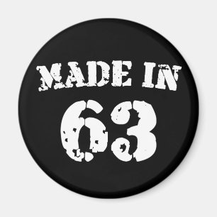 Tillverkad 1963 magnet