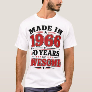 Tillverkad 1966 60 år av Awesome T Shirt