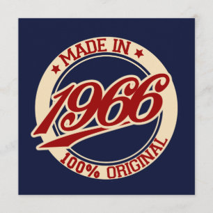 Tillverkad 1966 kort