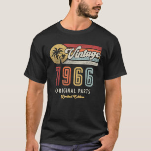 Tillverkad 1966 Limited Edition Present Rolig Retr T Shirt