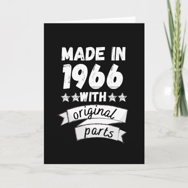 tillverkad 1966 med originaldelar, kort (Framsida)