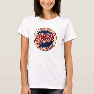 Tillverkad 1968 t-shirt