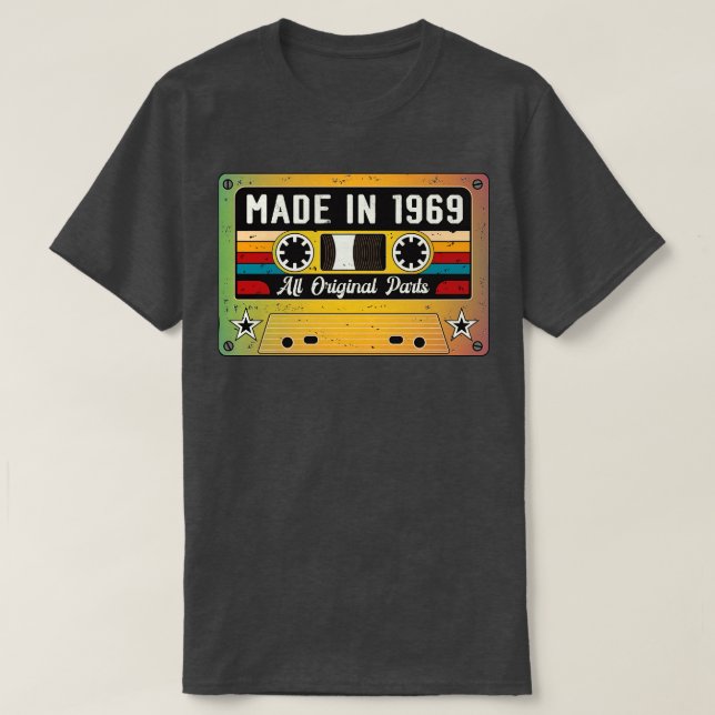 Tillverkad 1969 t shirt (Design framsida)