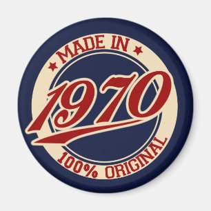 Tillverkad 1970 magnet
