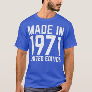 Tillverkad 1971 t shirt