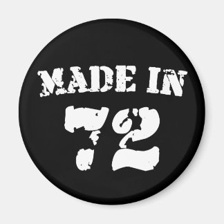 Tillverkad 1972 magnet