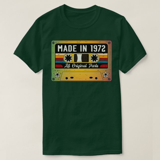 Tillverkad 1972 t shirt (Design framsida)